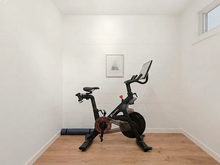 Optional space: used for exercise equipment.