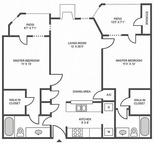 Floor plan 2A Renovation 3
