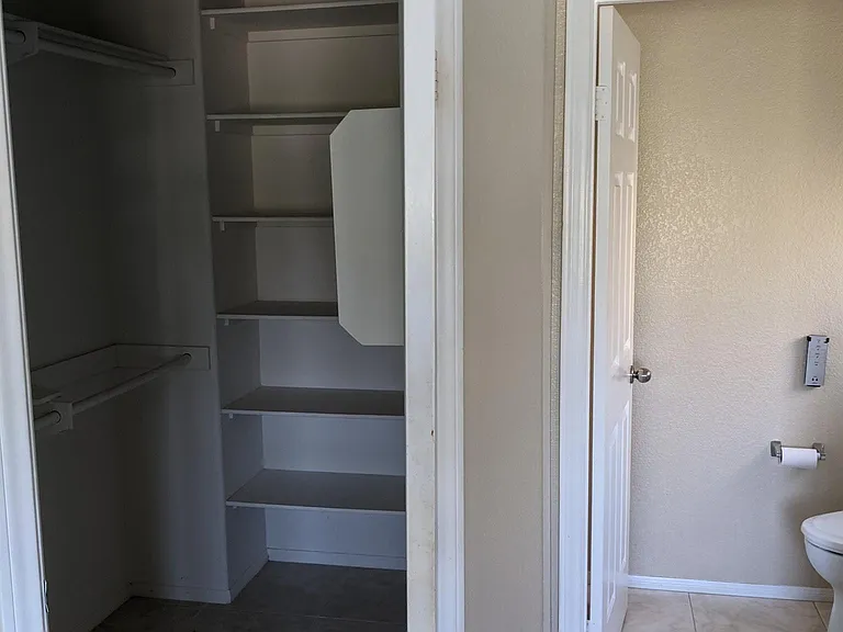 Master bedroom closet