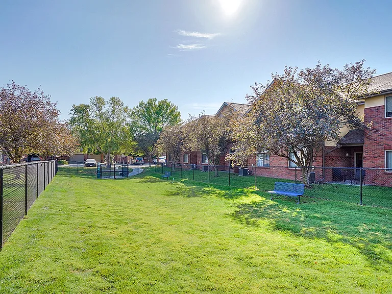 Let your pups run and play in our spacious fenced-in park.