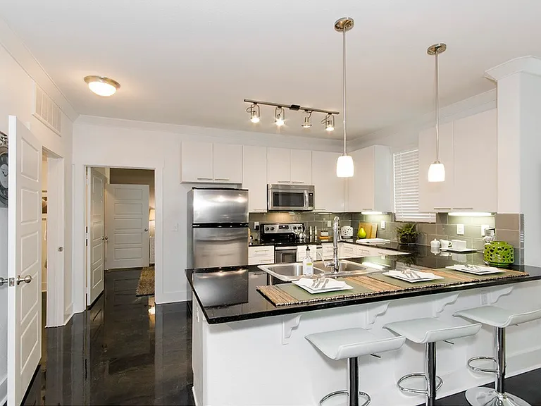 Experience the elegance and functionality of this contemporary kitchen space. Experience the elegance and functionality of this contemporary kitchen space.