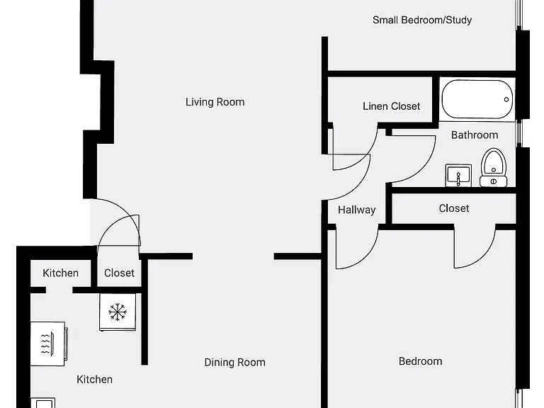 Apartment floorplan