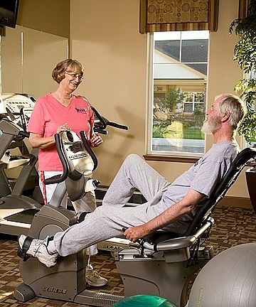 Clubhouse fitness center