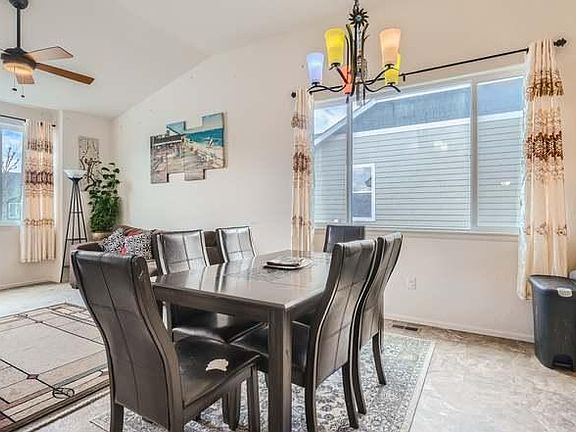 Dining and first living space