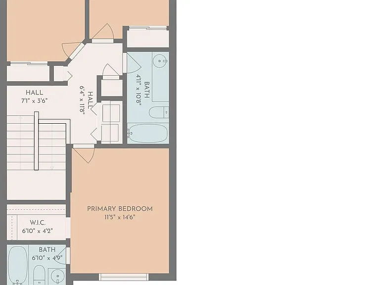 Second level floor-map.
