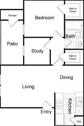 B1 | 1x1 | 712 sq ft B1 | 1x1 | 712 sq ft