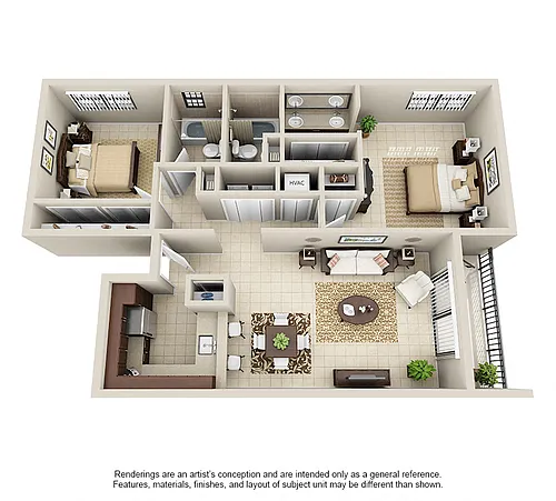 Floor plan PH1 Reno - A