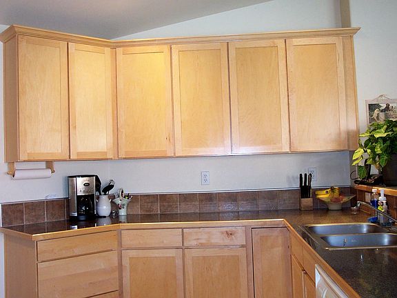 One view of the spacious & open kitchen.