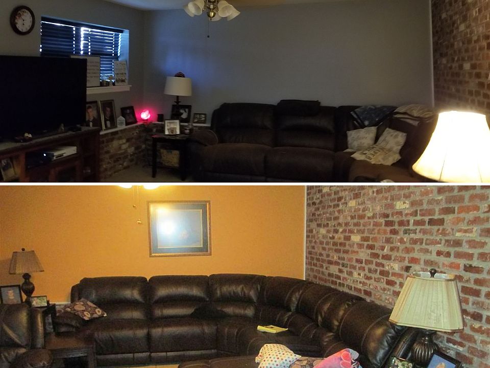New paint and crown molding now