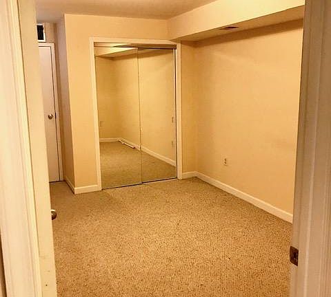 Large one bedroom with full length mirrors.