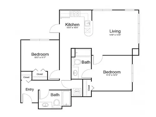 Floor plan 2C2