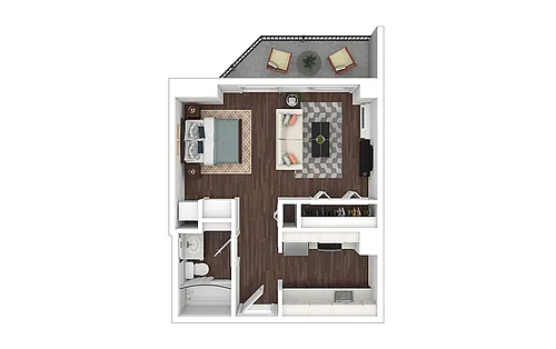 Floor plan S1 - Renovated
