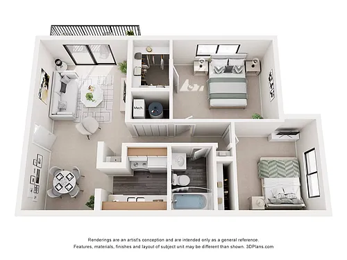 Floor plan 2/1