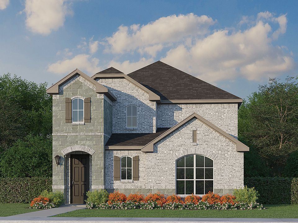 Plan 1453 Elevation A w Stone