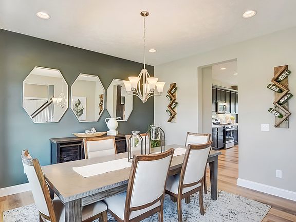 Intimate dining room