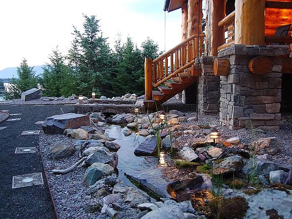 Front Entrance Water Feature