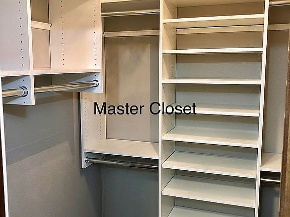 Master walk-in closet 