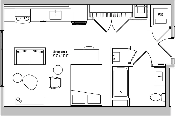 S2-F floor plan 500 Ocean