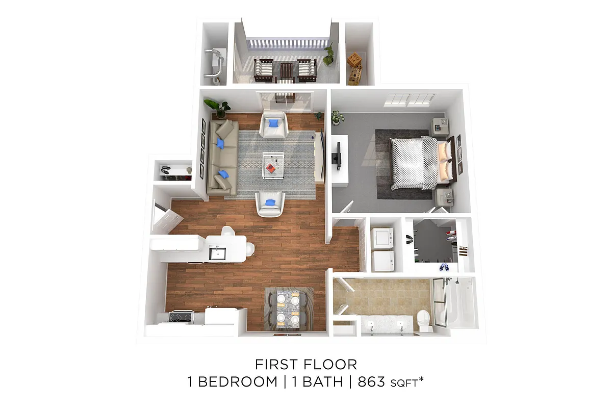 Floor plan A1 Fox Ridge