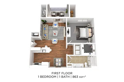 Floor plan A1 Fox Ridge