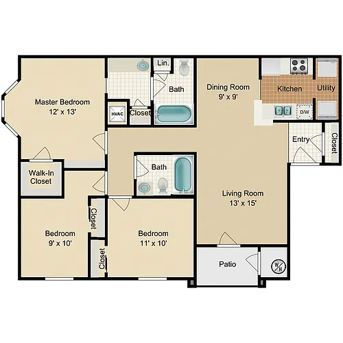 Floor plan C1