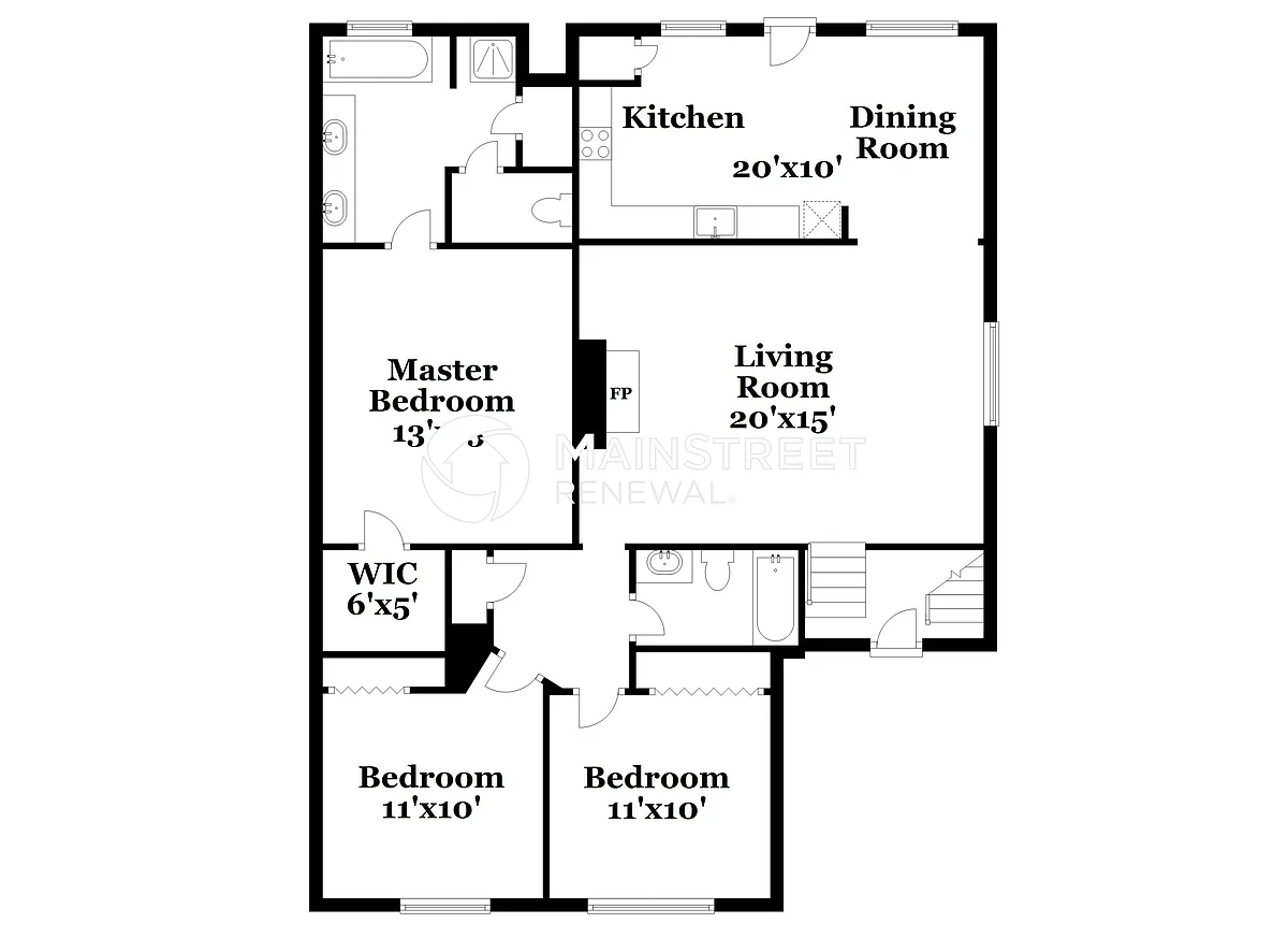 Floor Plan - 4553 Post Ridge Ln
