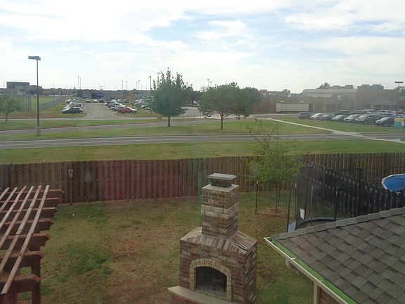 Elementary just over fence