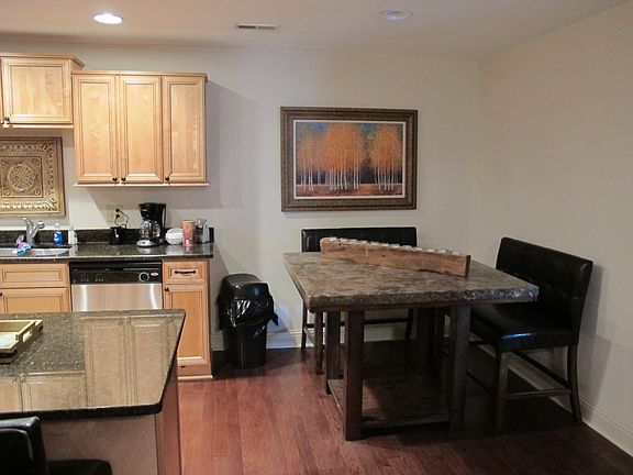 Dining area next to kitchen