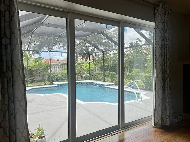 Beautiful views of the lush landscaped back yard from every living space.
