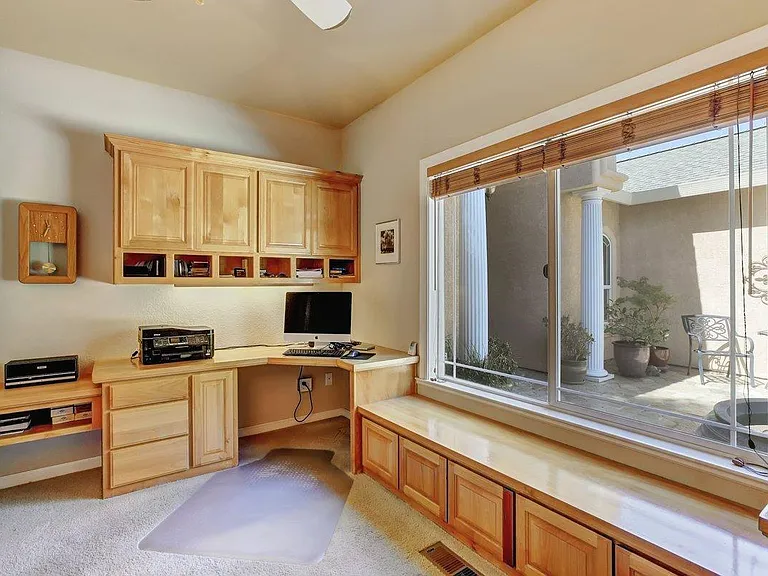 Office with built ins