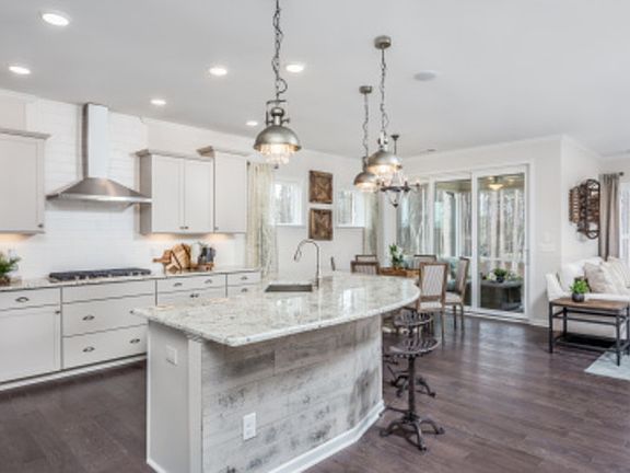 Kitchen Island with Granite