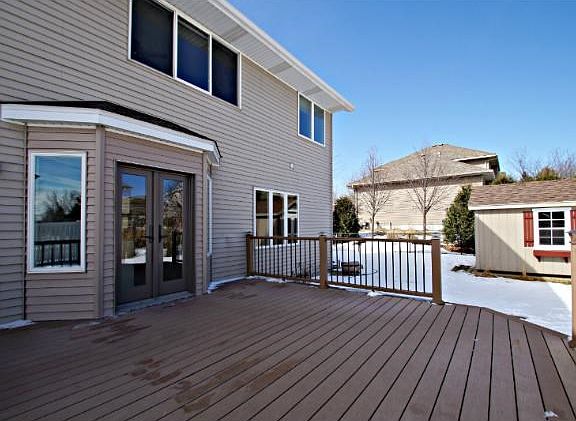 Maintenance Free decking, with matching garden shed