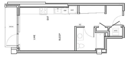 Floor plan Studio - A1