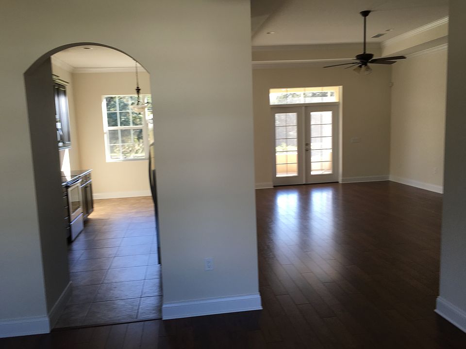 Into kitchen and family room