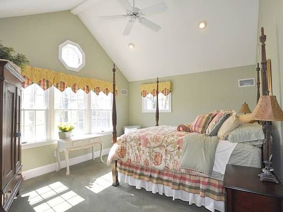 Master Bedroom with Vaulted Ceiling