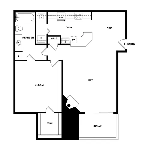 Floor plan A1 Reeves