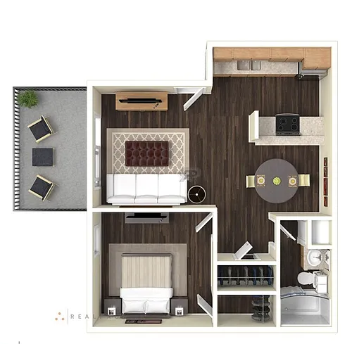 Floor plan A1c