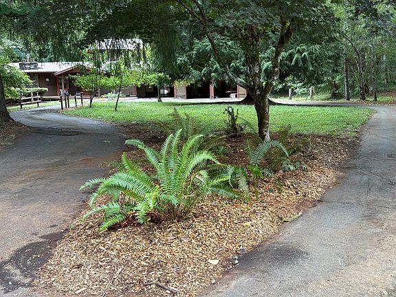 Entering circle driveway