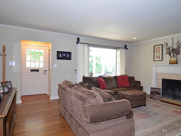 Relax around the cozy fireplace