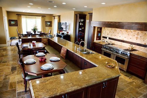 Kitchen to dining room