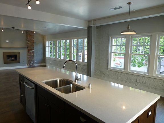 kitchen and dining area