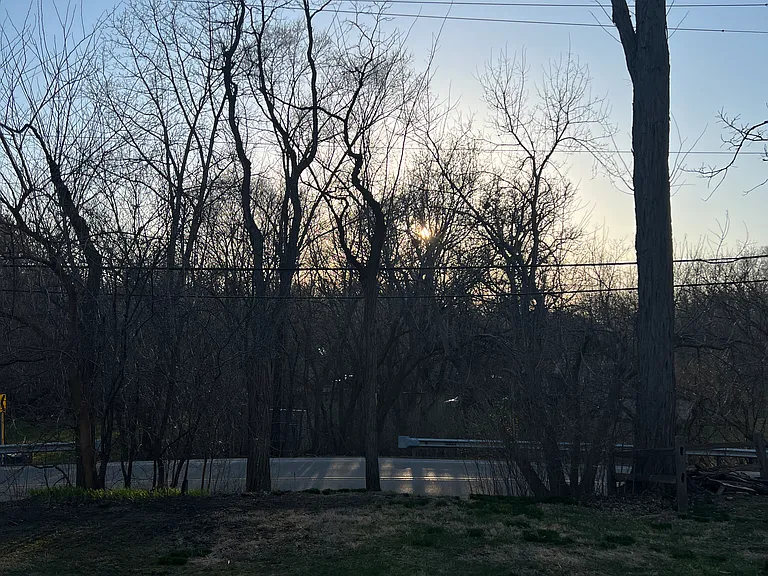View from private porch.
West facing sunsets.
