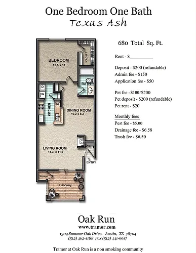 Floor plan Texas Ash