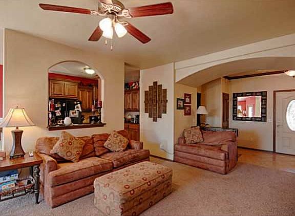 Living Room with fire place