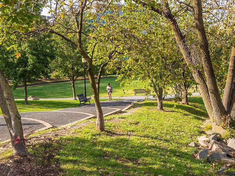 Old Town Alexandria's park spaces are perfect for relaxation.