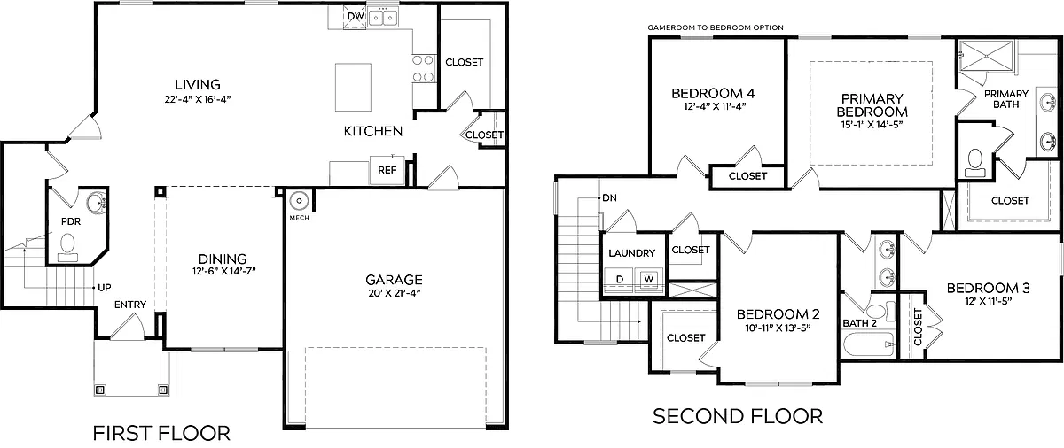Floor plan Oakmont