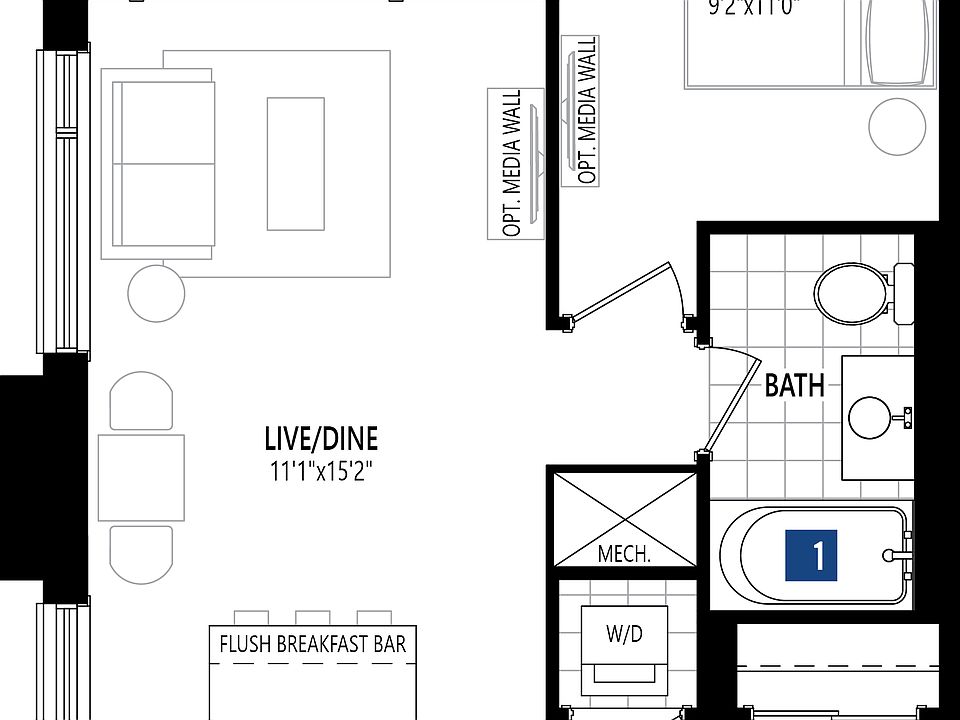 NPA3 - 1 Bedroom