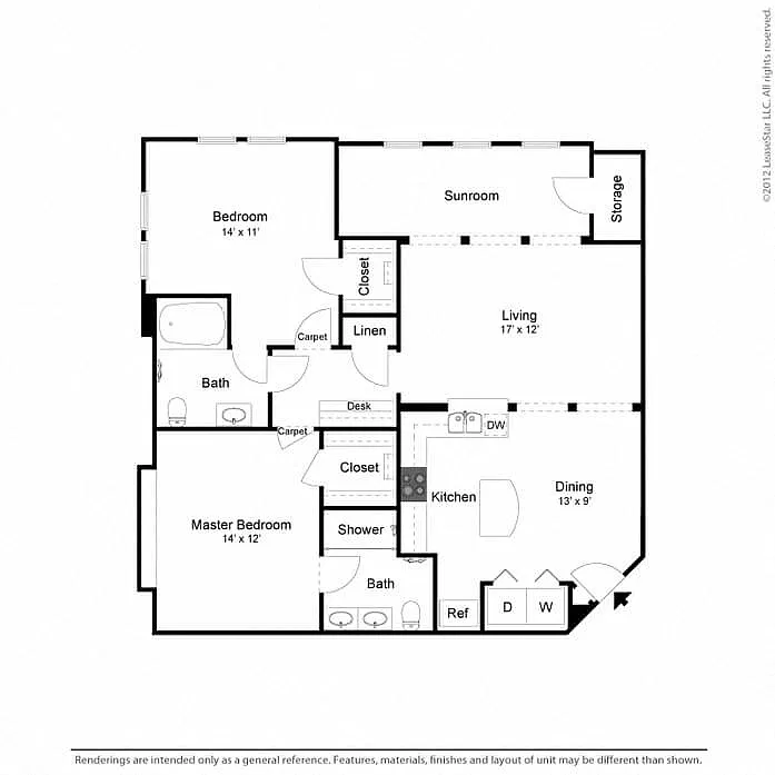 Floor plan B2SR