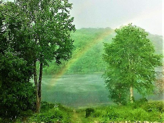 Rainbow after the rain.