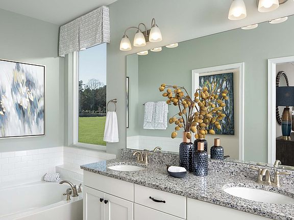 Photo representation of Amelia plan. Colors, finishes and options will vary.